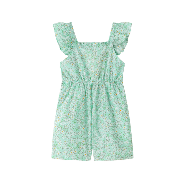 Meisjes jumpsuit met bloemenpatroon