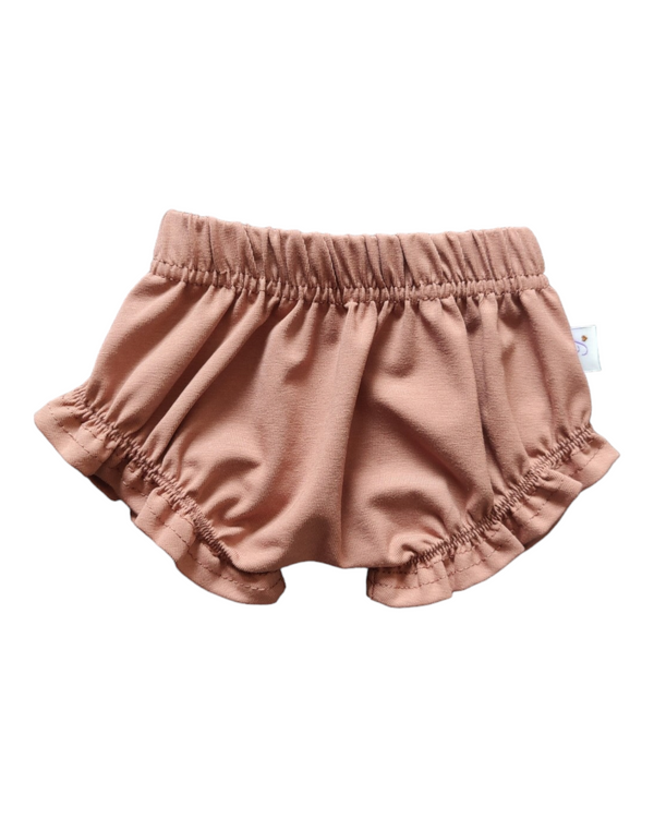 Bloomer shortje ByTasha met ruffles mauve