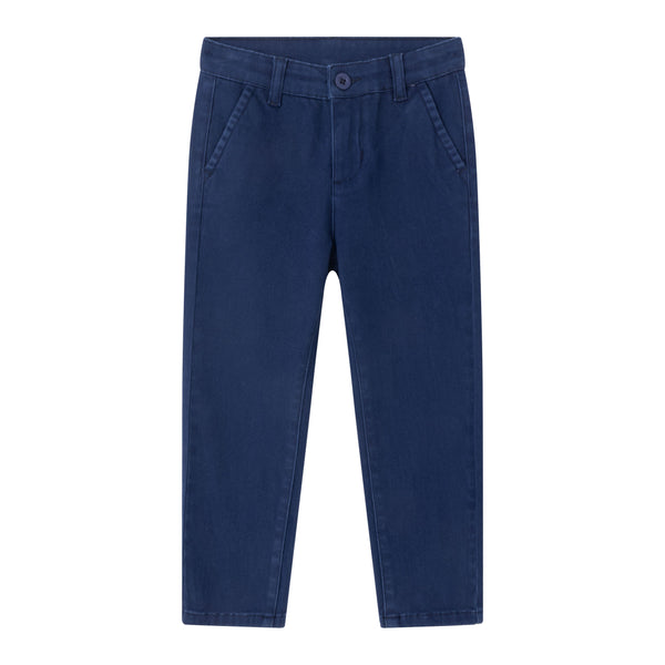 Donkerblauwe Chino broek jongens