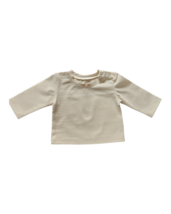 Longsleeve ByTasha lichtbeige unisex