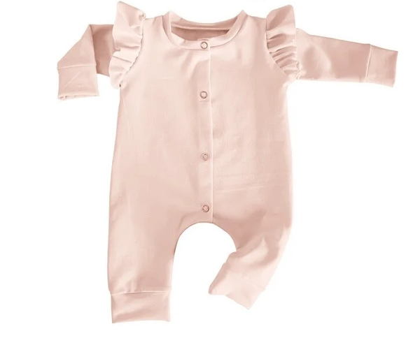 Newborn boxpakje Little Adventure roze met ruffles