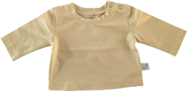 Newborn longsleeve handmade ecru